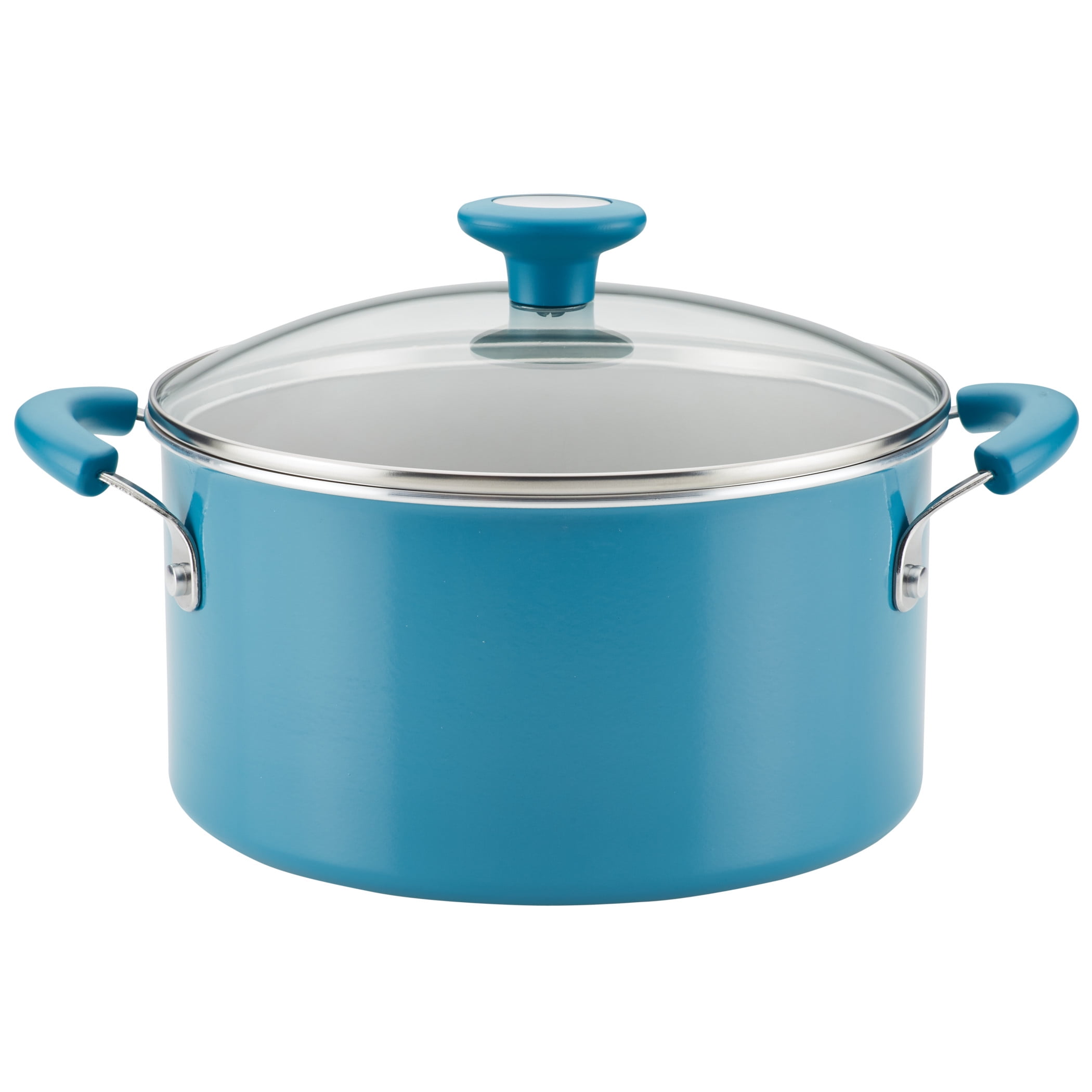 Rachael Ray 6Quart Get Cooking! Aluminum Nonstick Stockpot With Lid