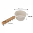 thumbnail image 5 of Nonstick Small Pot Small White Sauce Pan Flat Bottom Milk Pot Multifunctional Cooking Pot for Frying Nonstick Small Sauce Pot, 5 of 6