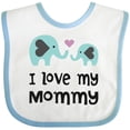 thumbnail image 3 of Inktastic I Love My Mommy Boys or Girls Baby Bib, 3 of 4