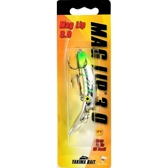 Yakima Bait Mag Lip 3.0 Fishing Lure, Grinch, 9571U GRIN