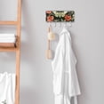thumbnail image 7 of PhooArto Key Holder for Wall Decorative with 5 Key Hooks, Skull Hawk Moth Flower Pattern Holders Wall Mount Organizer with Mail Key Rack, Self Adhesive, 7 of 7