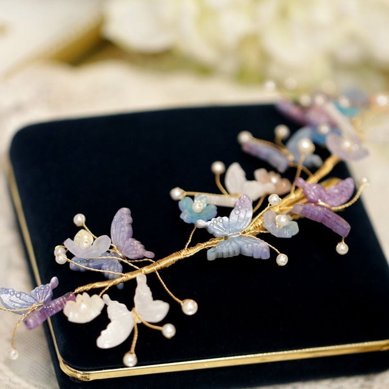 EKE Women’s Hair Clip Vintage Retro Back-Wear Elegant Hair Accessory with Fashion Texture