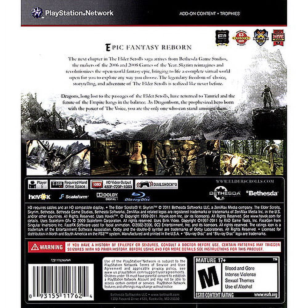 Elder Scrolls V: Skyrim, Bethesda Softworks, PlayStation 3 - image 5 of 9