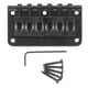 thumbnail image 1 of 78mm Fixed Hardtail Bridge for 6 String Stratocaster Telecaster Electric Guitar Replacement Accessories, 1 of 1