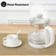 thumbnail image 3 of decorUhome Placemats Set of 6 - Cotton Linen Blend Washable Heat Resistant Dining Table Mats, Linen, 13" x 19", 3 of 8