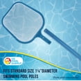 thumbnail image 4 of U.S. Pool Supply Professional 12" Swimming Pool Leaf Skimmer Net - Fine Mesh Netting, Clean Pool, Spa, Hot Tub, Pond - Cleanout Leaves Fast, Debris Pickup Removal, Fits Standard Swimming Pool Pole, 4 of 5