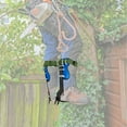 thumbnail image 4 of Adjust Tree/Pole Climbing Spike Set, 2 Gear Safety Belt Rope Lanyard with Carabiner, 4 of 19