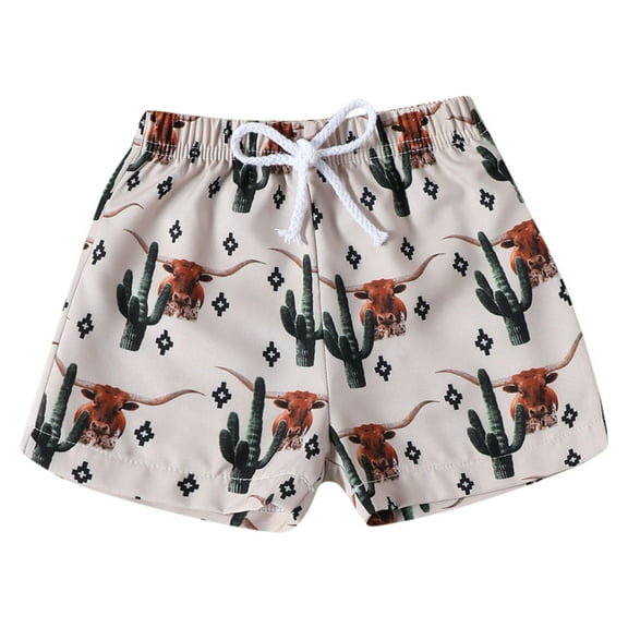 adviicd Toddler Shorts Boys Toddler Boy Cotton Shorts Boys Casual Shorts Pull-on Shorts Soft Baby Boy Shorts for Summer (Khaki,18-24 Months)