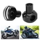 thumbnail image 4 of Motorcycle Handlebar Riser 25mm CNC Universal Motorcycle Handlebar Clamp Round Head with Stripe Handlebar LifterBlack, 4 of 5