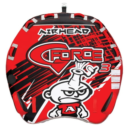 AIRHEAD AHGF-3 G-Force 3 Triple Rider Inflatable Towable Lake Performance Tube