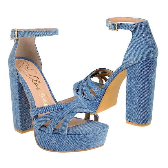 SANDALIAS DAMA CLASBEN MARBELLA TEXTIL AZUL Clasben MARBELLA