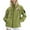 Green D, variant on Enjoytime Rain Jacket Women Print Long Sleeve Waterproof Breathable Thin Raincoat with Hood Travel Hiking Outdoor Windbreaker Black S
