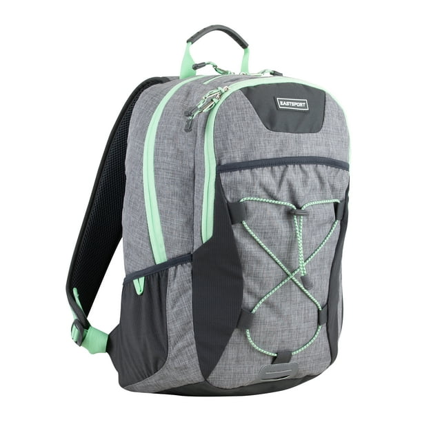 Eastsport Unisex Summit Bungee Backpack, Light Grey