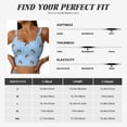 thumbnail image 4 of Rateoe French Bulldog Puppy Print Womens' Sports Bras Scoop Neck Sports Vest- Padded U Back Seamless High Impact Support, 4 of 7