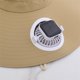 thumbnail image 2 of Sombreros para mujer con ventilador solar, visera, protección solar, ventilador de carga, sombreros de protección solar, prácticos sombreros de poliéster para mujer, 2 of 4