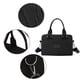 thumbnail image 4 of Bolso bandolera de nailon para mujer con correa ajustable | Bolso de hombro impermeable de gran capacidad para uso diario | Múltiples bolsillos para teléfono, cartera y artículos esenciales | Beige,, 4 of 6