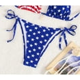 thumbnail image 4 of KuKeDi Women's Sexy Halter Bikini Set Triangle Top String Swimwear Two Piece Swimsuits Cheeky Bathing Suit, 4 of 7