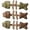 3Pcs Natural Fishbone Cat Dental Toy D#8, variant on 3Pcs Natural Fishbone Cat Dental Toy, Edible Cat Chew Toy with Gall Fruit, Teeth Cleaning for Indoor Cats Kittens (D)