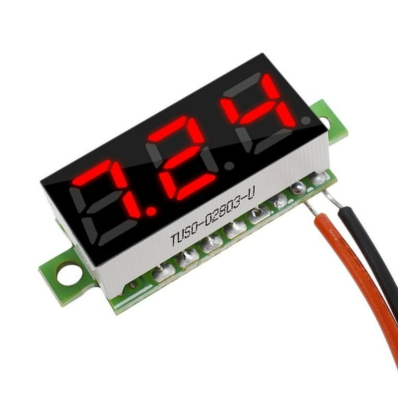 ISTAR 0.28" 2.5V-30 V Mini Voltmeter Tester LED Digital Display Voltage Meter Car 0-100VDC