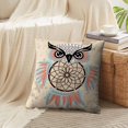 thumbnail image 4 of LALILO Throw Pillow Covers Dream With Owl Boho Animal American Cushion Cover 18" x 18", 4174 Pack, 4 of 6