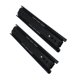thumbnail image 3 of Furniture Drawer Sliding Tracks Quiet Operation Smooth Movement Steel Rectangular Design Kitchen Cabinets Wardrobes Dresser Drawers 2Pcs, 3 of 3