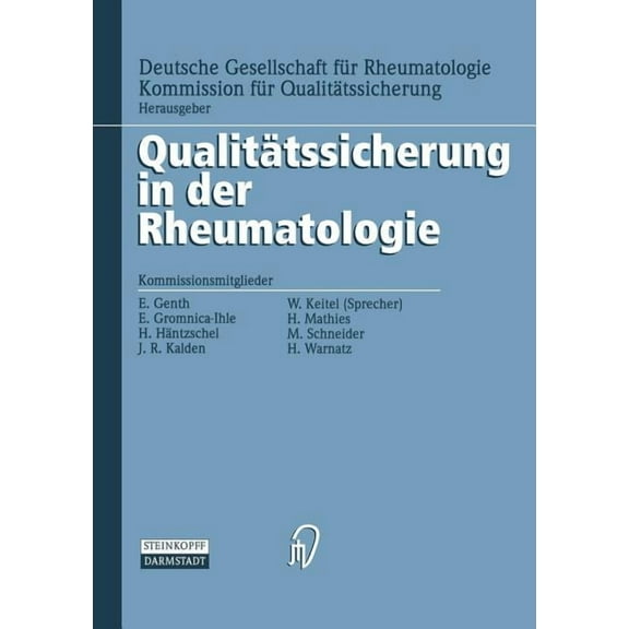 QualitÃ¤tssicherung in Der Rheumatologie Therapie I, Book 2, (Paperback)