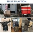 thumbnail image 2 of 270LBS Utility Luggage Cart with 4 Wheels, 100% Aluminum Hand Truck Dolly, Folding Hand Truck with Advanced Tank Wheels, Portable Dolly Cart for Luggage, Travel, Shopping, Office Use, 2 of 6