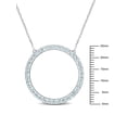 thumbnail image 2 of Everly Women's Aquamarine 10k White Gold Necklace, 2 of 6