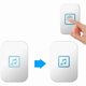 thumbnail image 3 of Doorbell, 300m Wireless Doorbell Outdoor Waterproof, 60 Melodies 5 Volume Level, LED Flash, for Home, Office, Hotel,01, 3 of 3