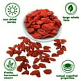 thumbnail image 6 of 3 Pounds Goji Berries, Wolfberry Premium Large Berry Form 5A Wolfberry 100% Natural Sun-Dried Whole Fruit for Soup Drinks, Snacks, Beverages 3 Pounds/Bag XXXL, 6 of 8