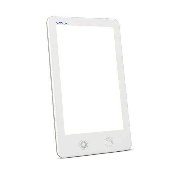 Verilux HappyLight Touch - UV-Free LED Therapy Lamp, Bright White Light with 10,000 Lux, Adjustable Brightness and Color