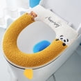 thumbnail image 1 of Meitianfacai Housse de Siège de Toilette Épaissie avec Poignée de Transport, Coussin de Siège de Toilette Amovible Chaud pour l'Hiver avec Conception Antidérapante, Protecteur de Siège de Toilette en Polyester Doux pour Toutes les Saisons à la Maison, 1 of 6