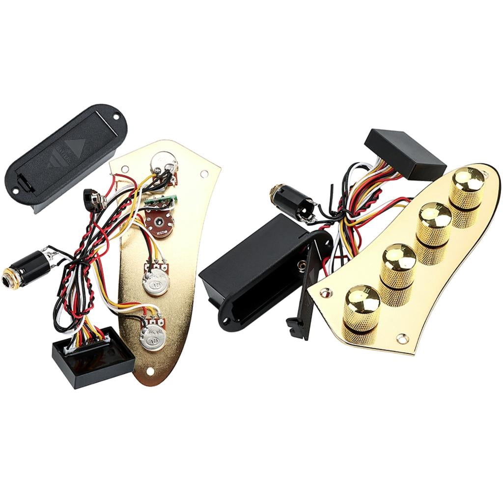 CEORPER 4 Way Switch Loaded Prewired Guitar Control Plate Replacement Part Control Plate