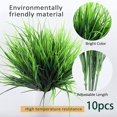 thumbnail image 1 of 10 Uds. de vegetación Artificial de plástico, hierba de , arbustos falsos, arbustos , interior, exterior, hogar, jardín, oficina, Macarena Plantas de césped al aire libre, 1 of 8