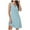 Light Blue, variant on Meichang Casual Dresses for Women, Womens Summer Eyelet Dresses Keyhole Scoop Neck Sleeveless Mini Dresses Solid Loose Flowy Sundresses Purple XXXL