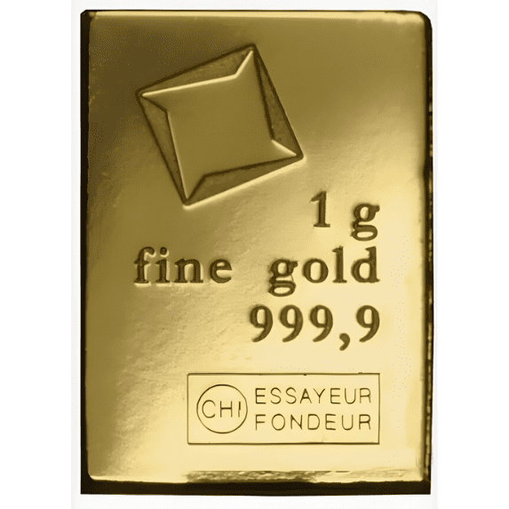 Valcambi 1 Gram Gold Bar Breakable