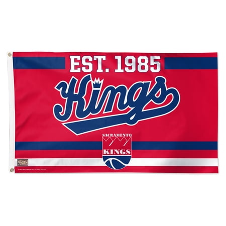 WinCraft Sacramento Kings 3 x 5 Single-Sided Franchise Establishment Deluxe Flag
