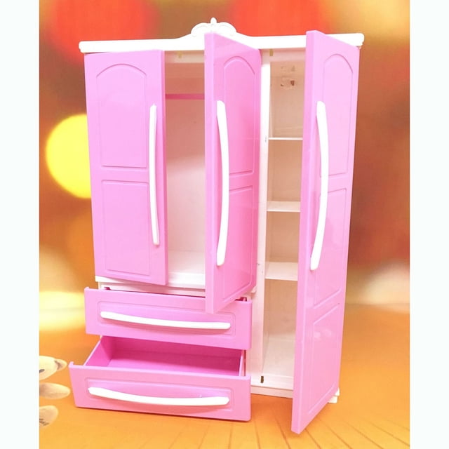 Mini Princesa Muebles Adornos De Armario, Armario De Muñecas Organizador De Ropa Armario De Casa De Muñecas Accesorios De Juguete Armario De Muñecas Diseño Exquisito Jadeshay A