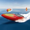 thumbnail image 1 of 2.4GHz Fast RC Boats Mini RC Boats Juguetes acuáticos para piscinas y lagos (Rojo), 1 of 6