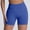 Dark Blue, variant on Women's High Waisted Workout Shorts Stretchy Athletic Yoga Biker Shorts