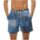 thumbnail image 2 of Pantalones cortos de playa holgados de verano para hombre, con bolsillos, para nadar., 2 of 6