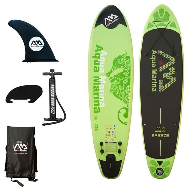 Aqua Marina BREEZE Inflatable Stand Up Paddle BOARD 9' 9"