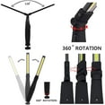 thumbnail image 4 of Rechargeable Led Work Light With Magnetic And Usb Foldable 360 Degree Rotation, Rechargeable Led Inspection Light, Inspection Light For Household Workshop Outdoor Camping Hiking (Black), 4 of 5