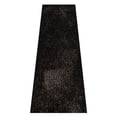 thumbnail image 4 of Rugsotic Carpets Hand Tufted Shag Polyester Eco-Friendly Area Rugs - 2'6"x8', Runner, Silver Black, Plain Solid Design, High Pile Handmade Anti Skid Rugs for Living Room, Bed Room K00111, 4 of 5