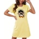 thumbnail image 5 of Camisón corto de talla grande para mujer, camisón de manga corta con estampado de pecho a la moda, camisón para mujer, 5 of 5