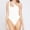 White, variant on successthop Womens Bathing Suits Strap One Shoulder One-Piece Modest Solid Retro Vintage Romper Swimming Suits Push up High Waist Bikinis Tankinis for Holiday, Travel and Seaside