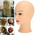 thumbnail image 2 of LAFGUR Mannequin Head Makeup Training Practice Hat Display Bald Mannequin Head 49cm,Mannequin Head, 2 of 8