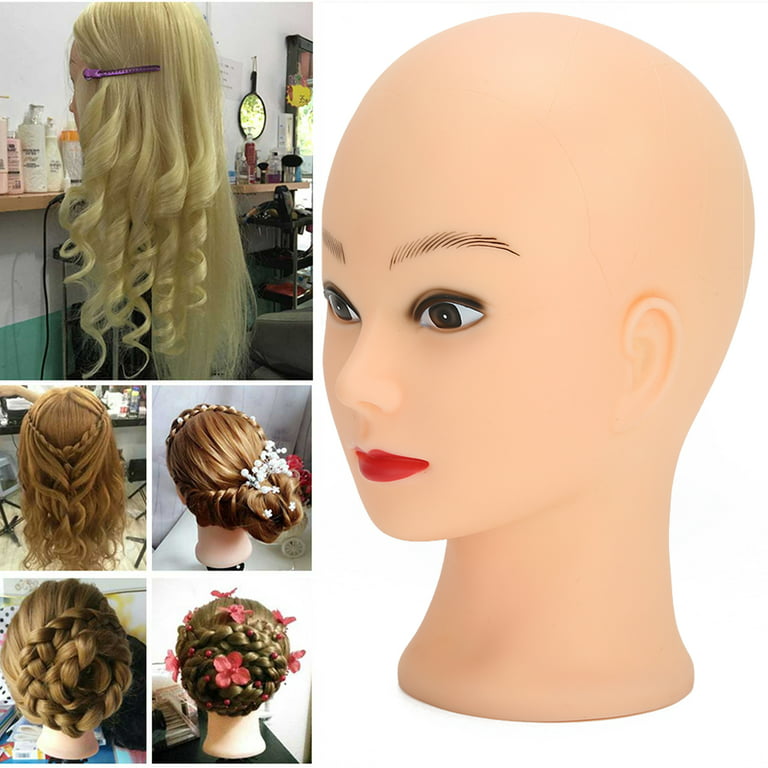 Bald Mannequin Head Stand Soft PVC Female Cosmetology Manikin Head Training  Dolls Head For Wigs Caps Lashes Jewelry Display - AliExpress