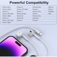 thumbnail image 2 of Auriculares con cable Wgluupk Lilltning para iPhone con micrófono y volumen, 2 of 7