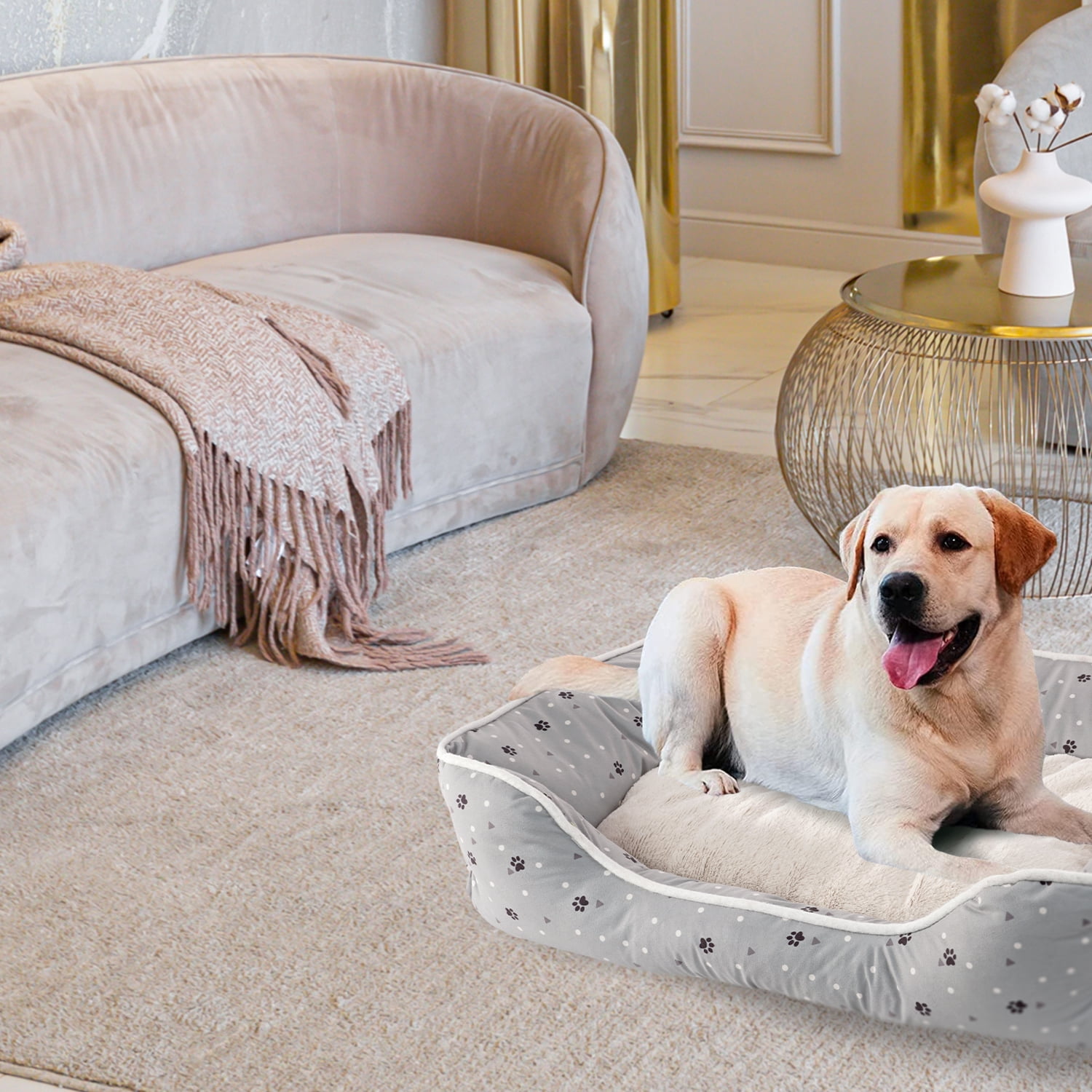 Details Microsuede Cuddler with Plush Center